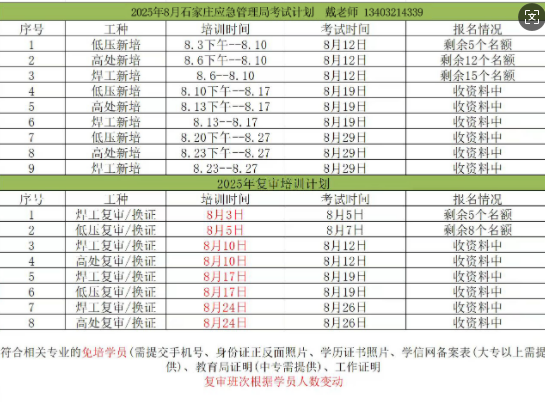 石家莊辦理電工證7-10天，流程簡(jiǎn)單（官方報(bào)名）